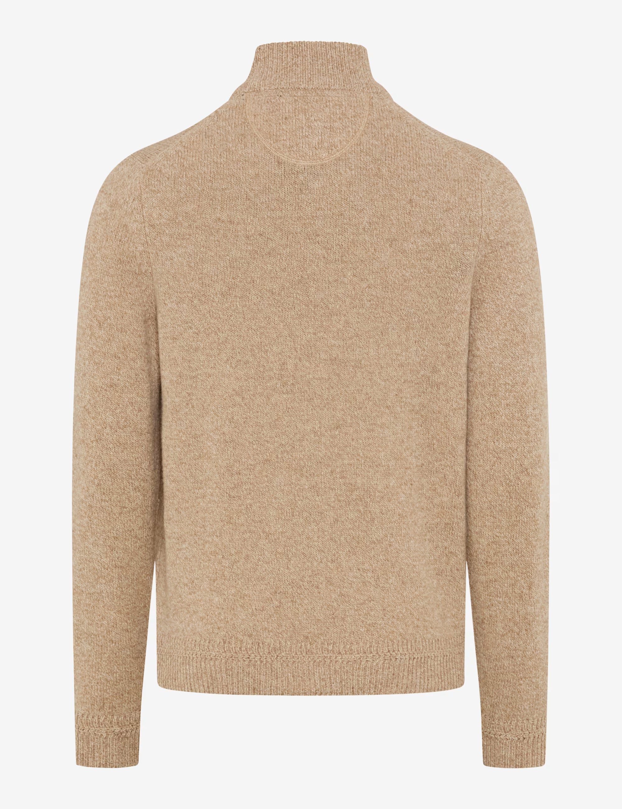 Brax - Lambswool-Strickpullover in camel aus hochwertigem Wollmix - Steffen