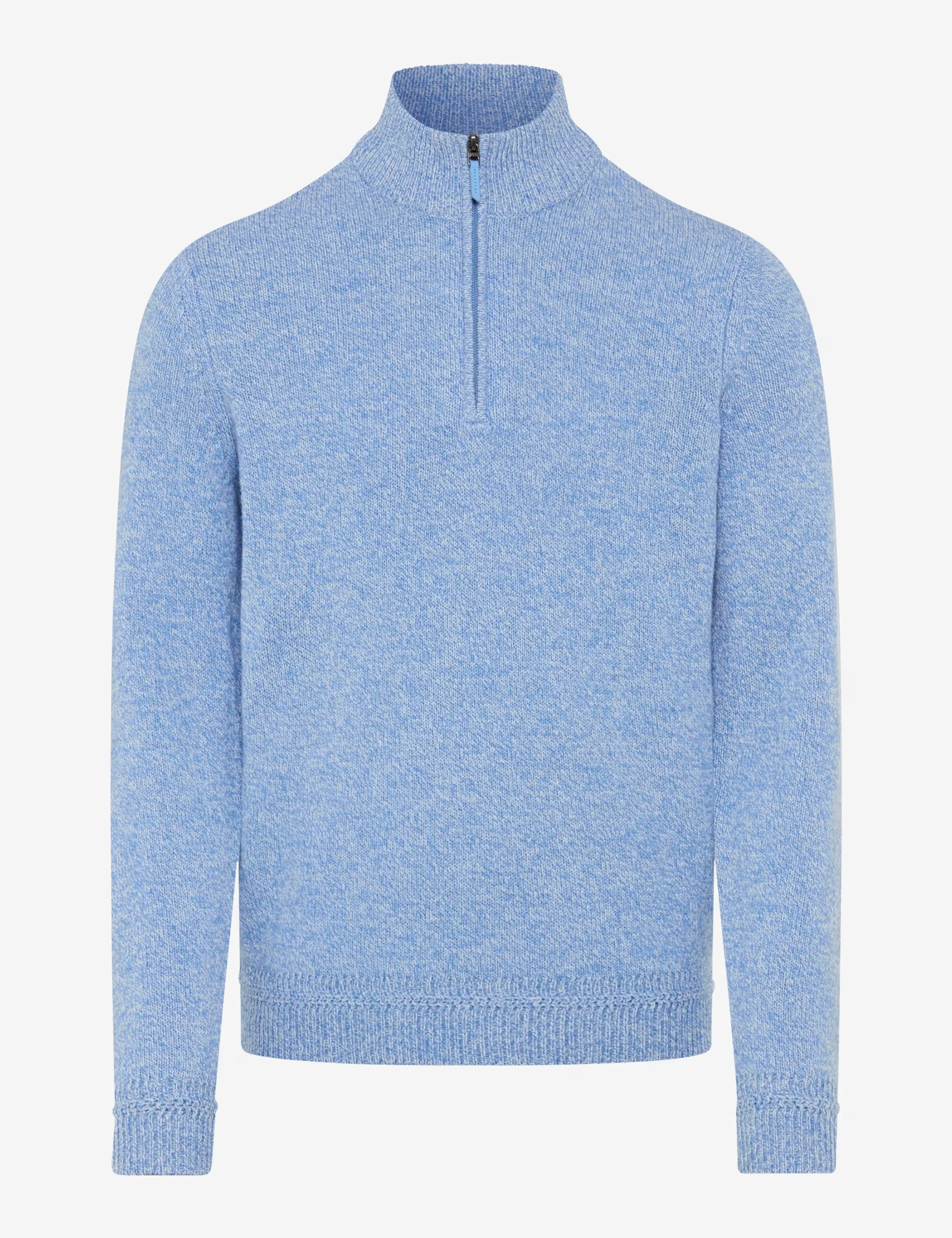 Brax - Lambswool-Strickpullover in hellblau aus hochwertigem Wollmix - Steffen