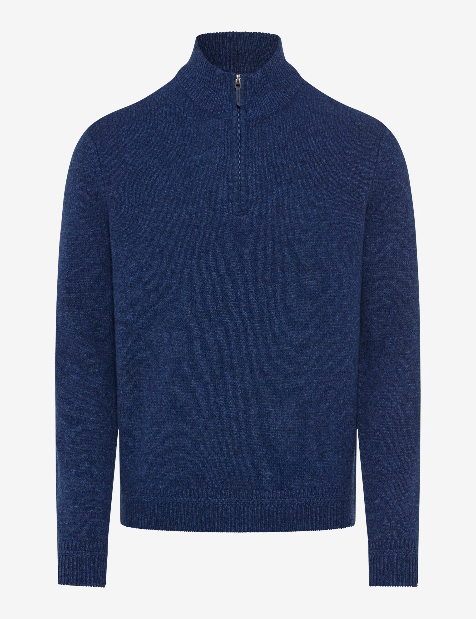 Brax - Lambswool-Strickpullover in blau aus hochwertigem Wollmix - Steffen