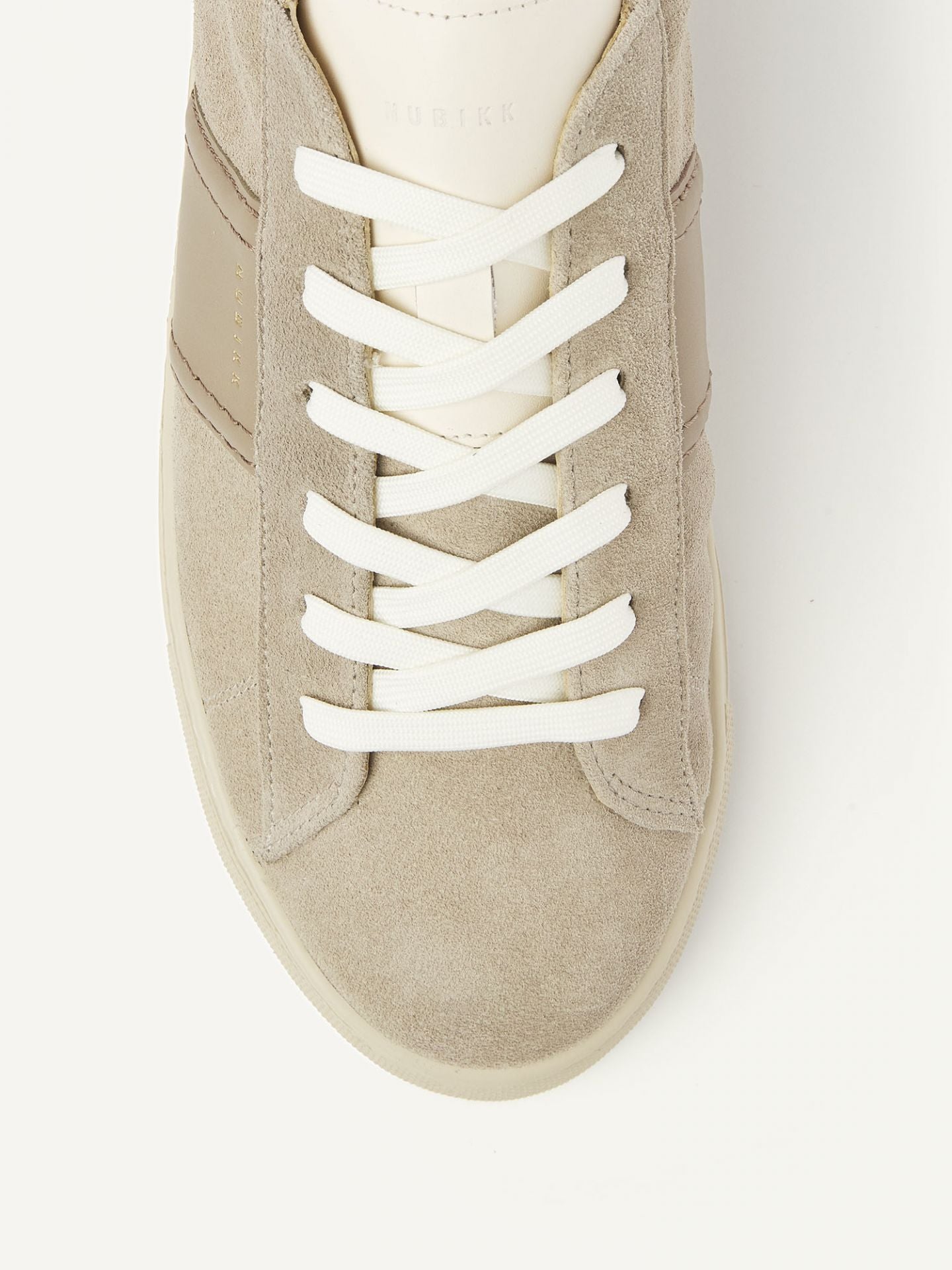Nubikk - Beiger Sneaker mit Veloursleder - Jase Morris