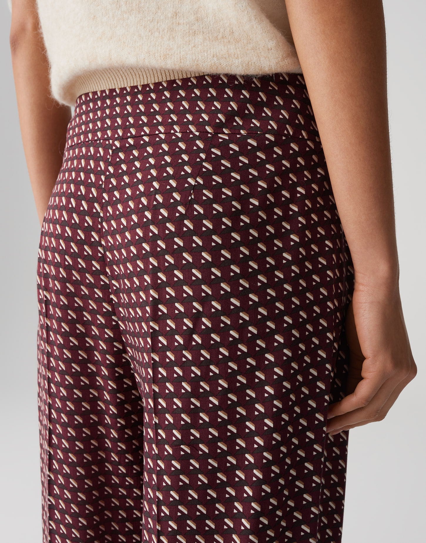 Opus - Stilvolle Culotte mit modernem Print - Misha