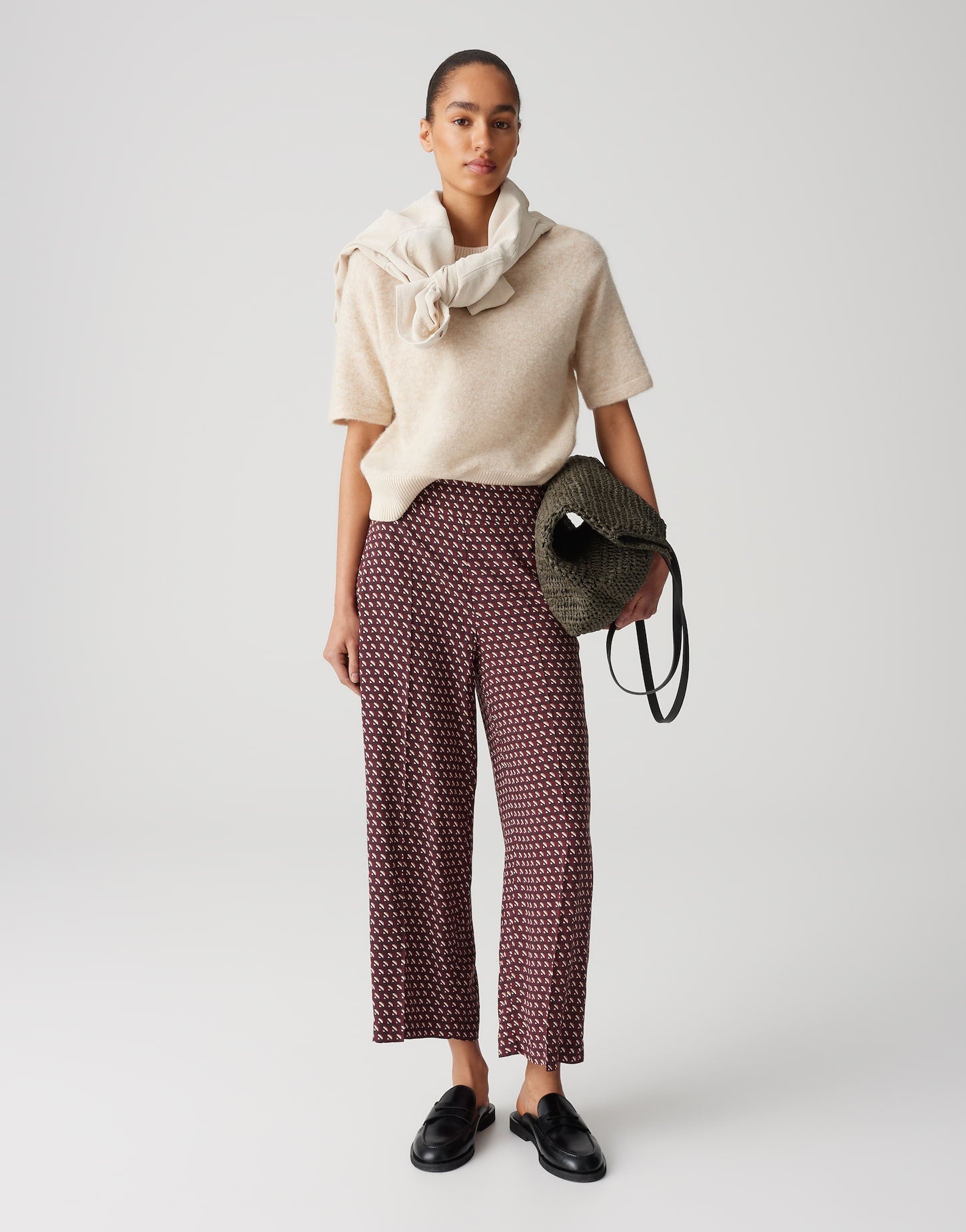 Opus - Stilvolle Culotte mit modernem Print - Misha