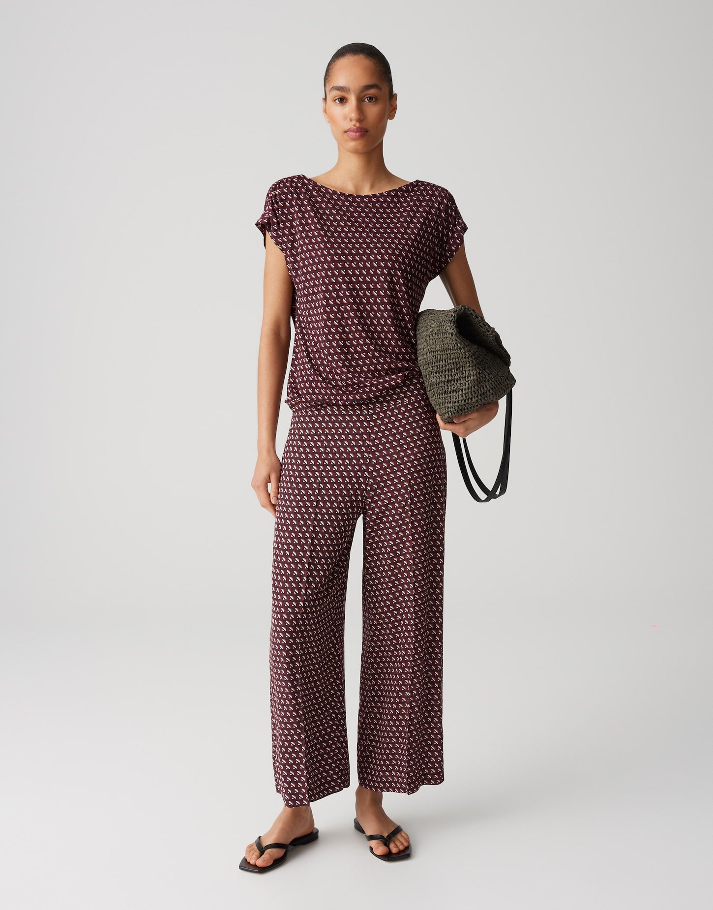 Opus - Stilvolle Culotte mit modernem Print - Misha