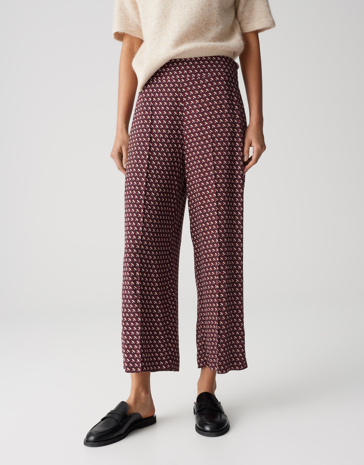 Opus - Stilvolle Culotte mit modernem Print - Misha