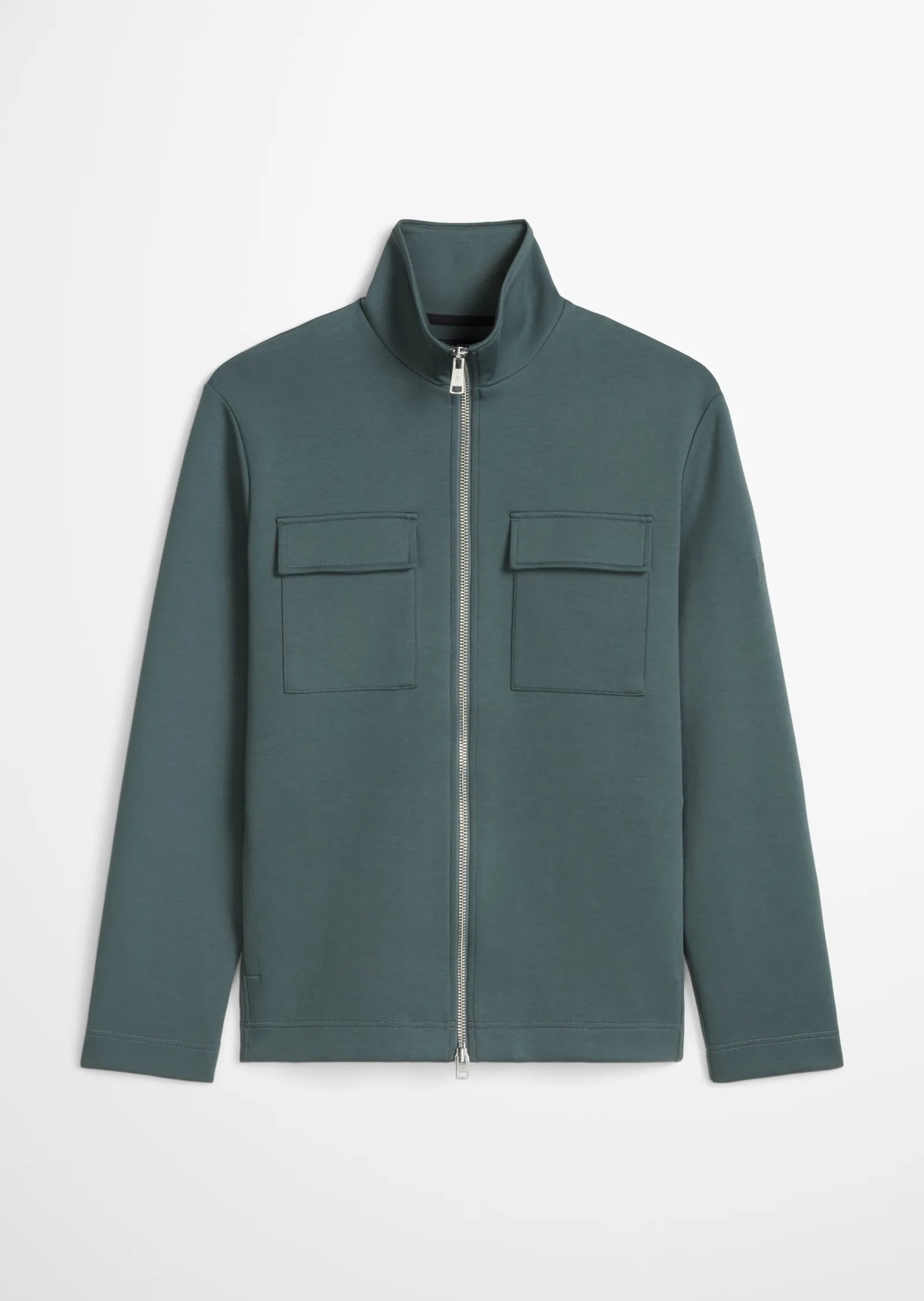 Marc O'Polo - Scuba Sweatjacke aus Bio-Baumwolle in Petrol