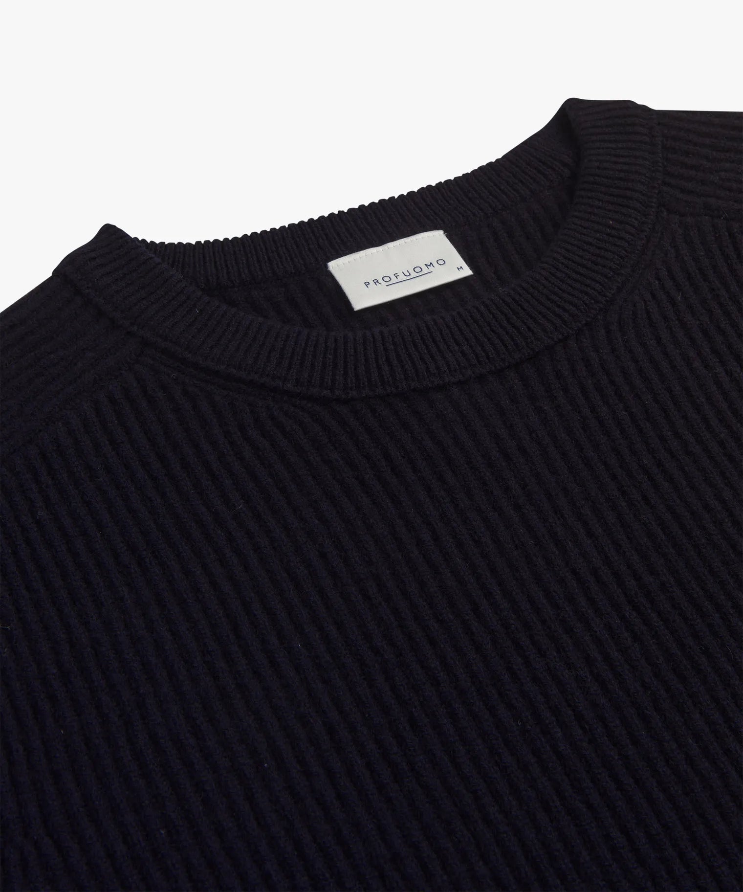 Profuomo - Leichter Wollpullover in Marineblau