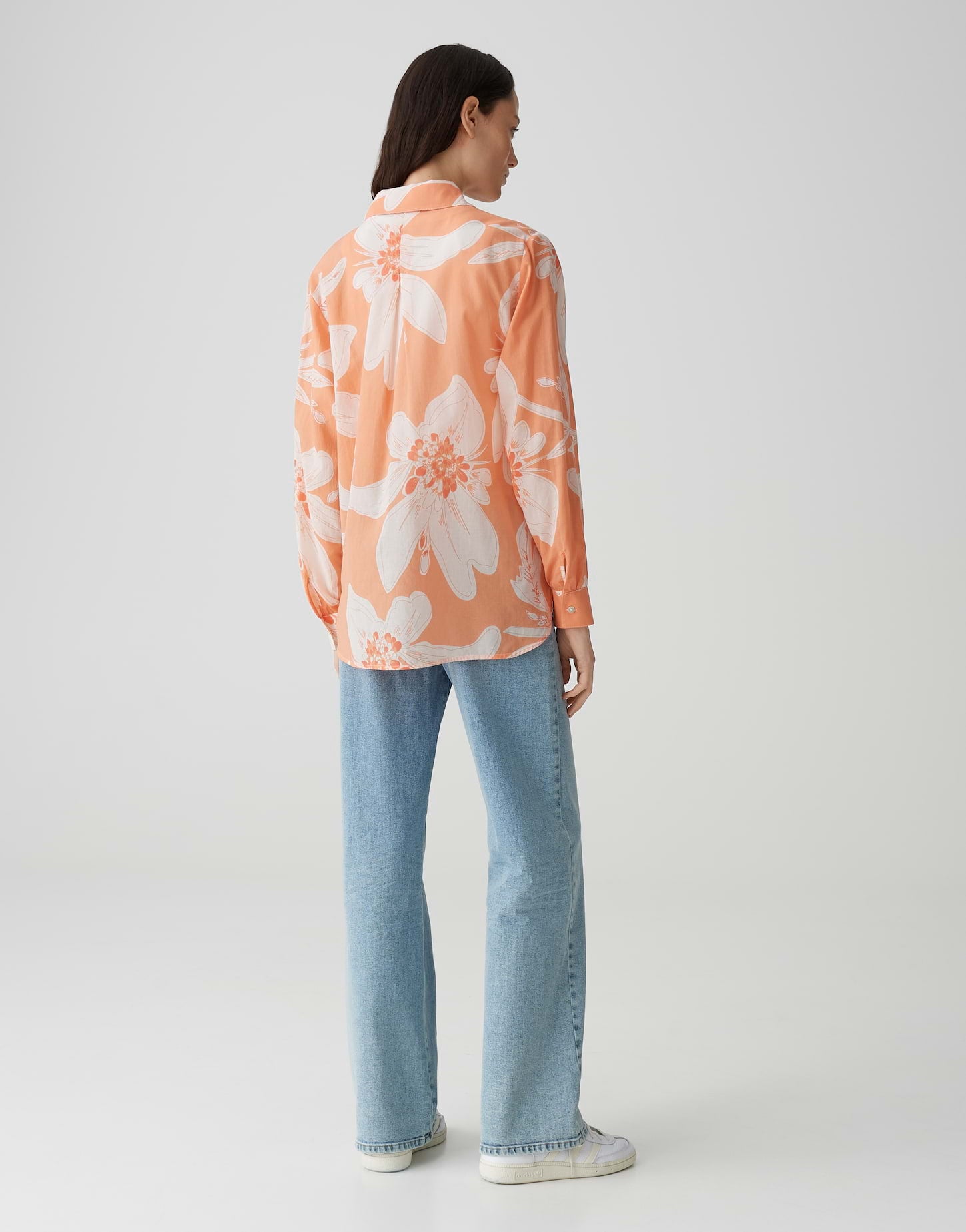 Opus - Longbluse mit floralem Print - Fumine