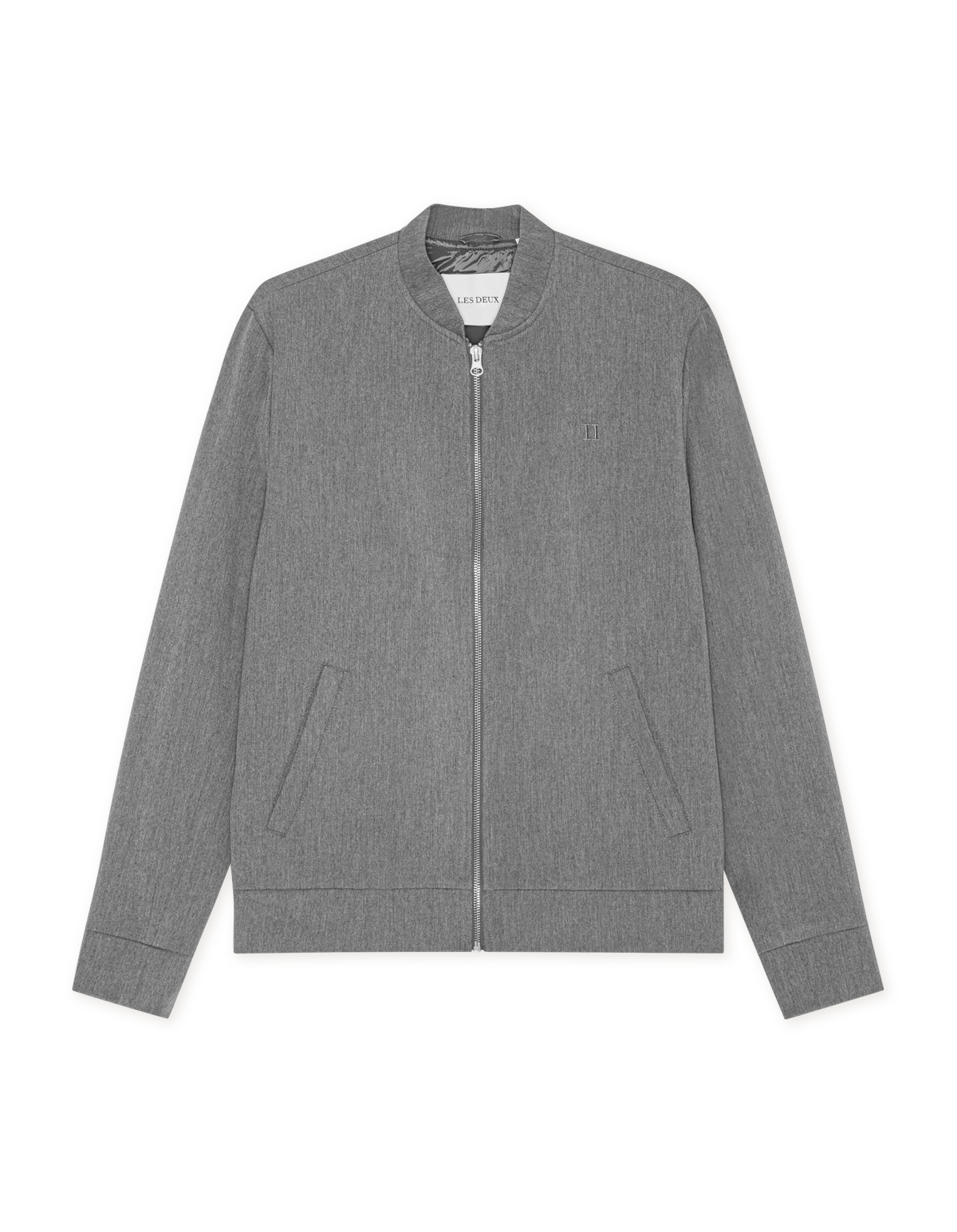 Les Deux - Leichter Blouson im Overshirt-Look für moderne Styles in Hellgrau