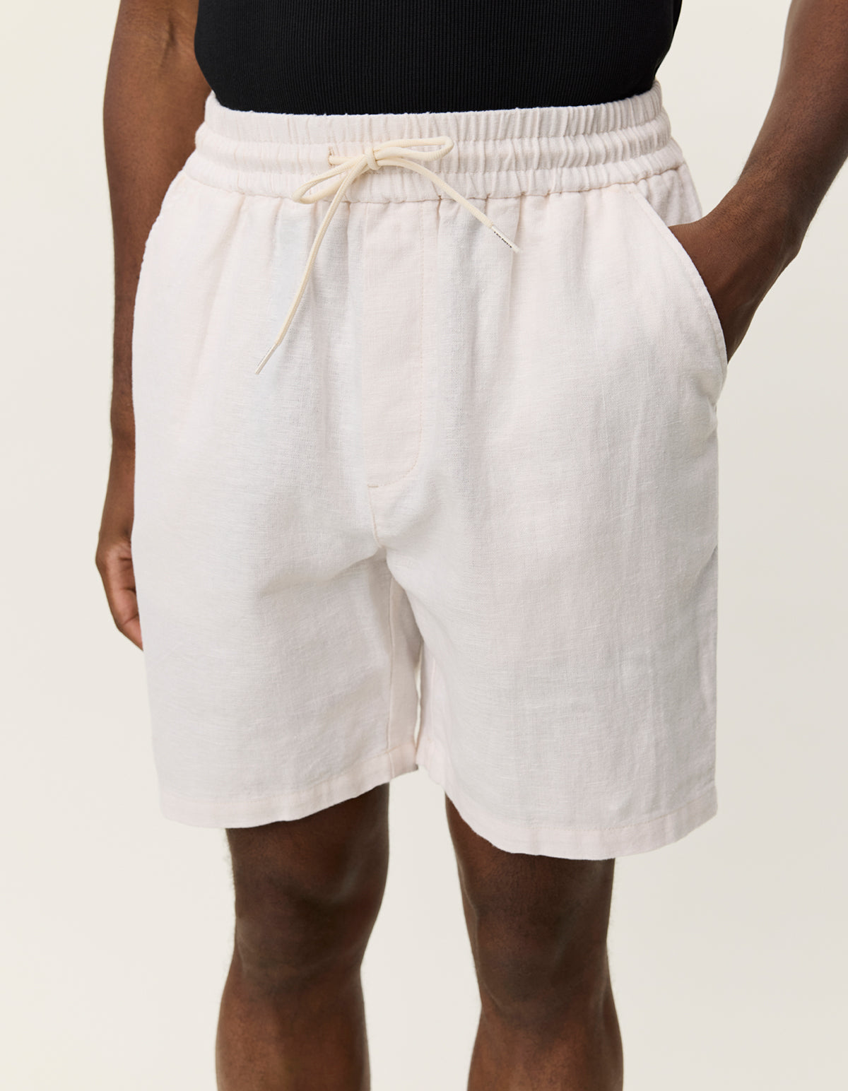 Les Deux - Kurze Hose aus Leinenmix in Offwhite - Otto