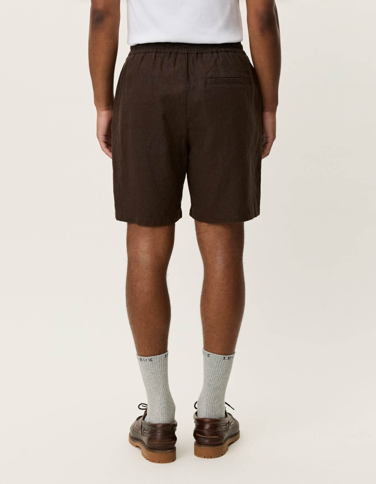 Les Deux - Kurze Hose aus Leinenmix in Braun - Otto