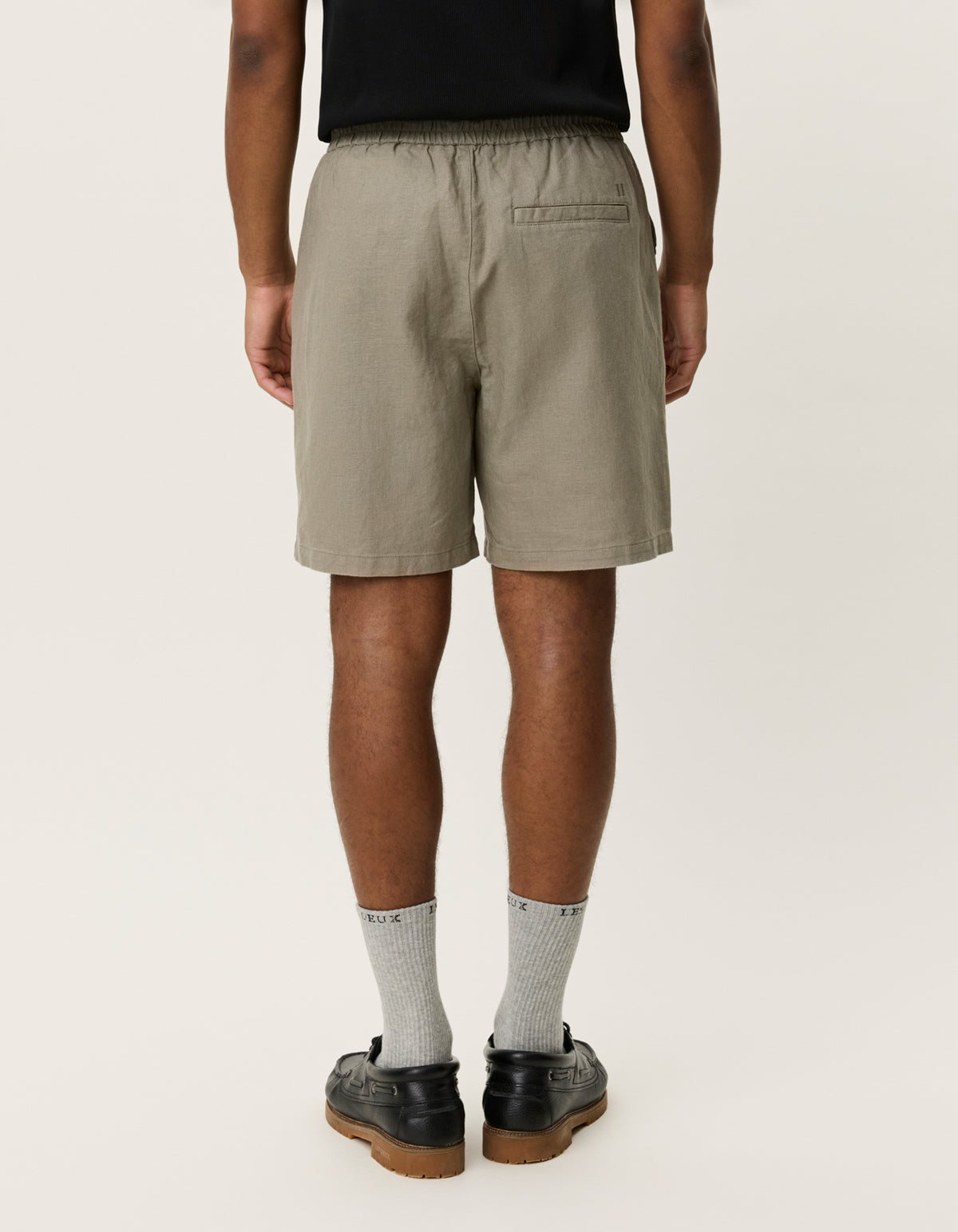 Les Deux - Kurze Hose aus Leinenmix in Oliv - Otto