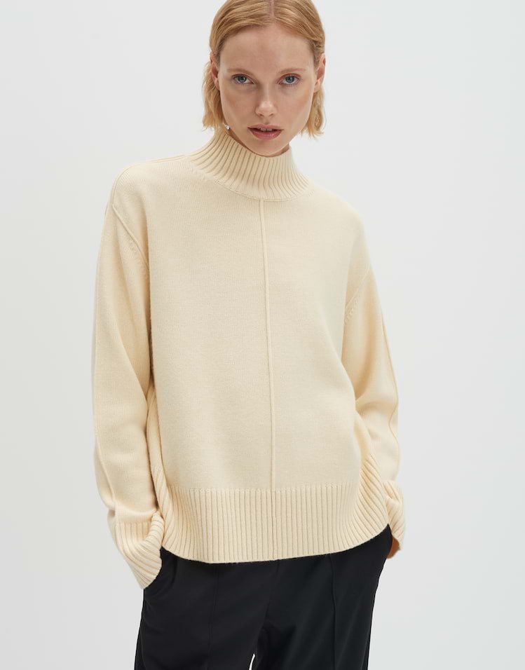 Someday - Loose Strickpullover im hochwertigen Wollmix - Telske