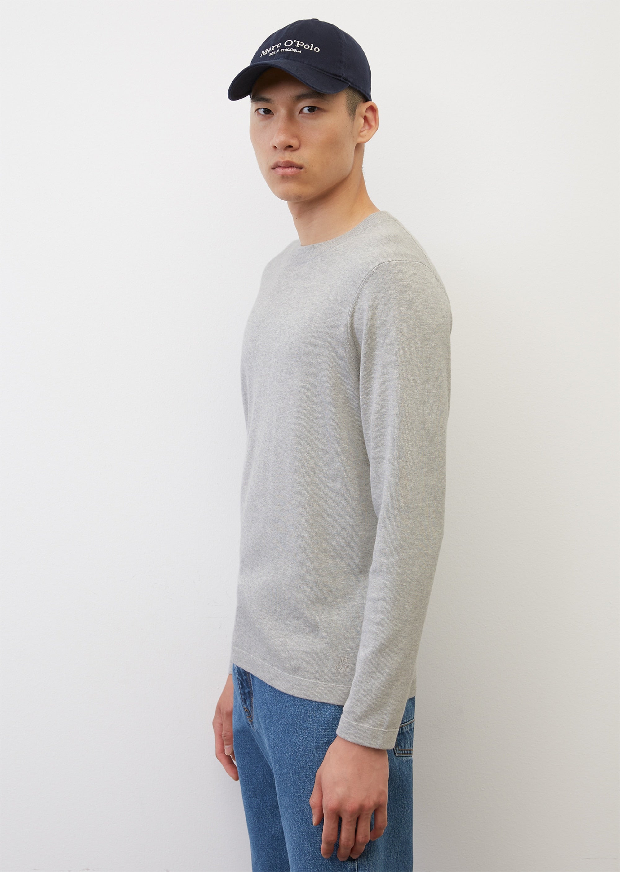 Marc O´Polo - Leichter Langarm-Pullover in weicher Baumwoll-Kaschmir-Qualität