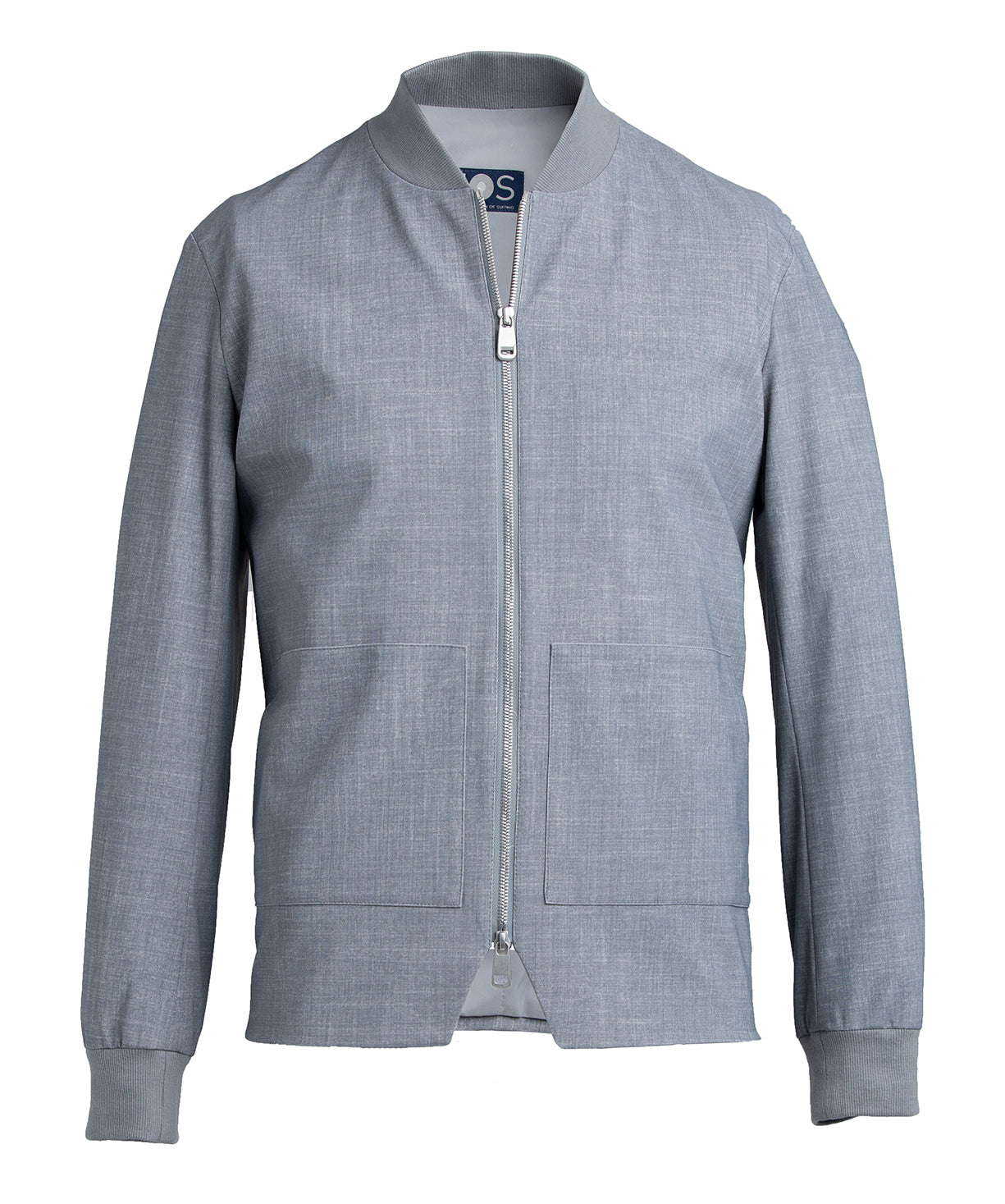 IOS - Moderner Blouson aus sehr bequemer Jerseyware - Light Grey