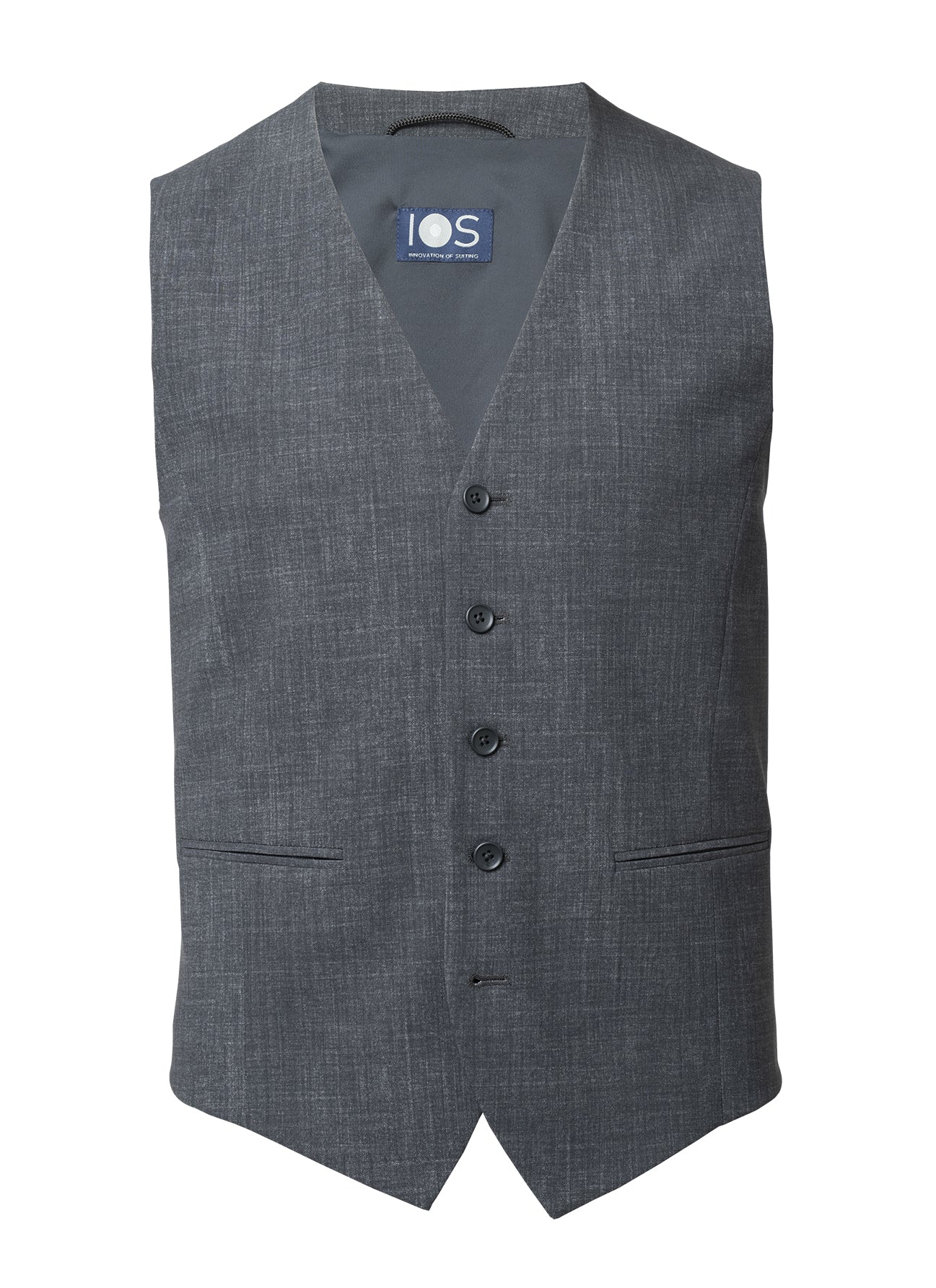 IOS - Schmale Anzugweste - Dark Grey