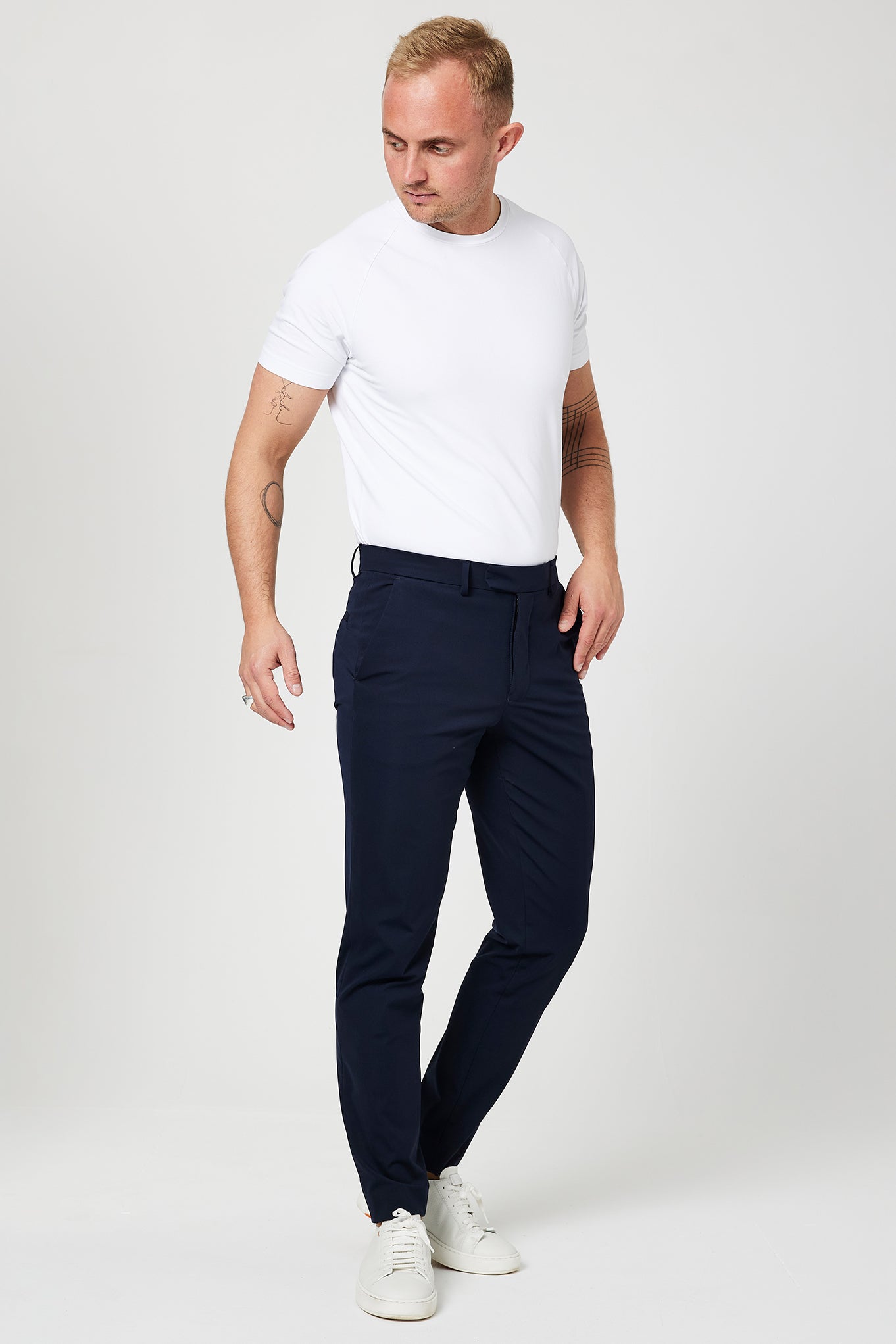 IOS - Schmale Anzughose "Classic" - Navy
