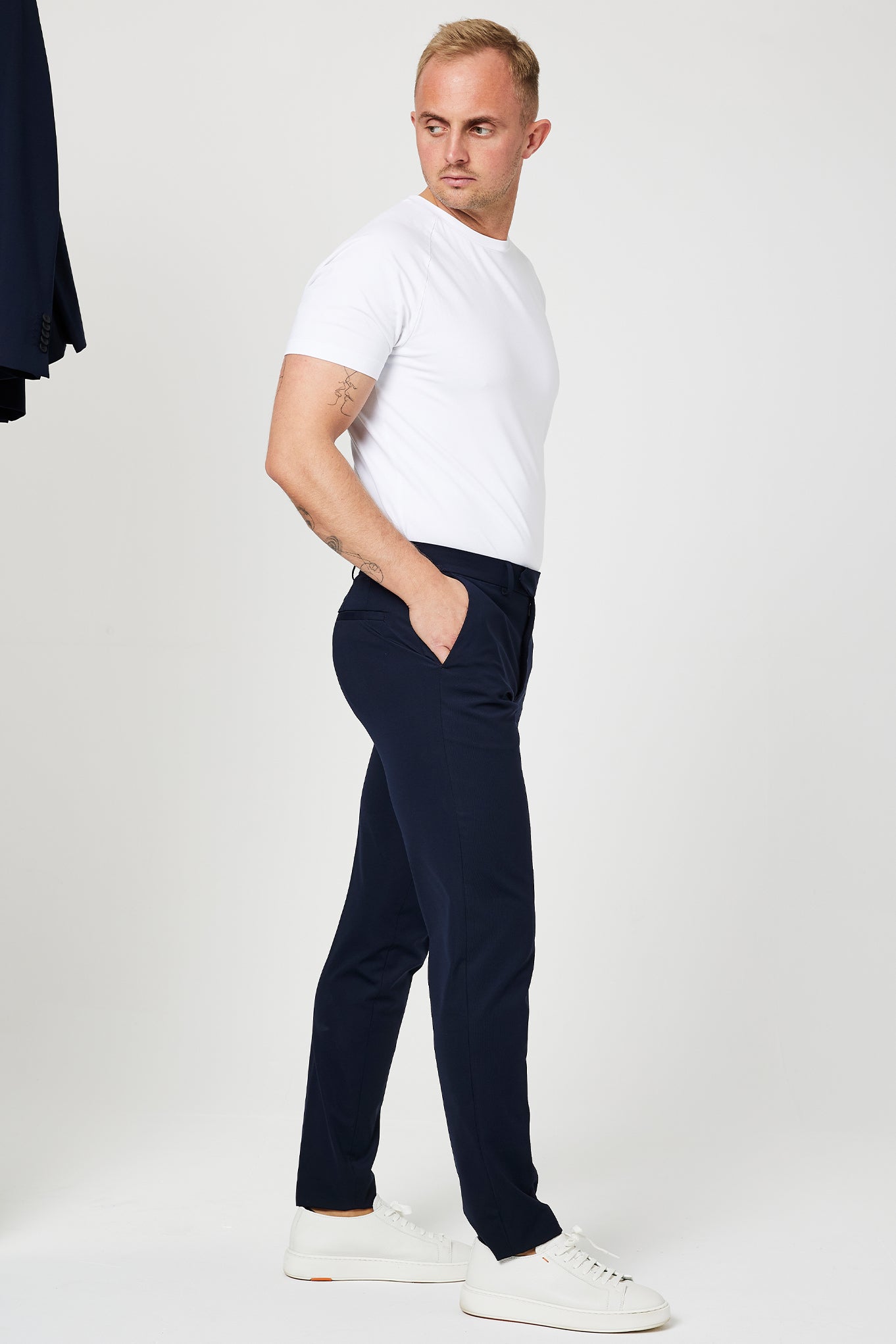 IOS - Schmale Anzughose "Classic" - Navy