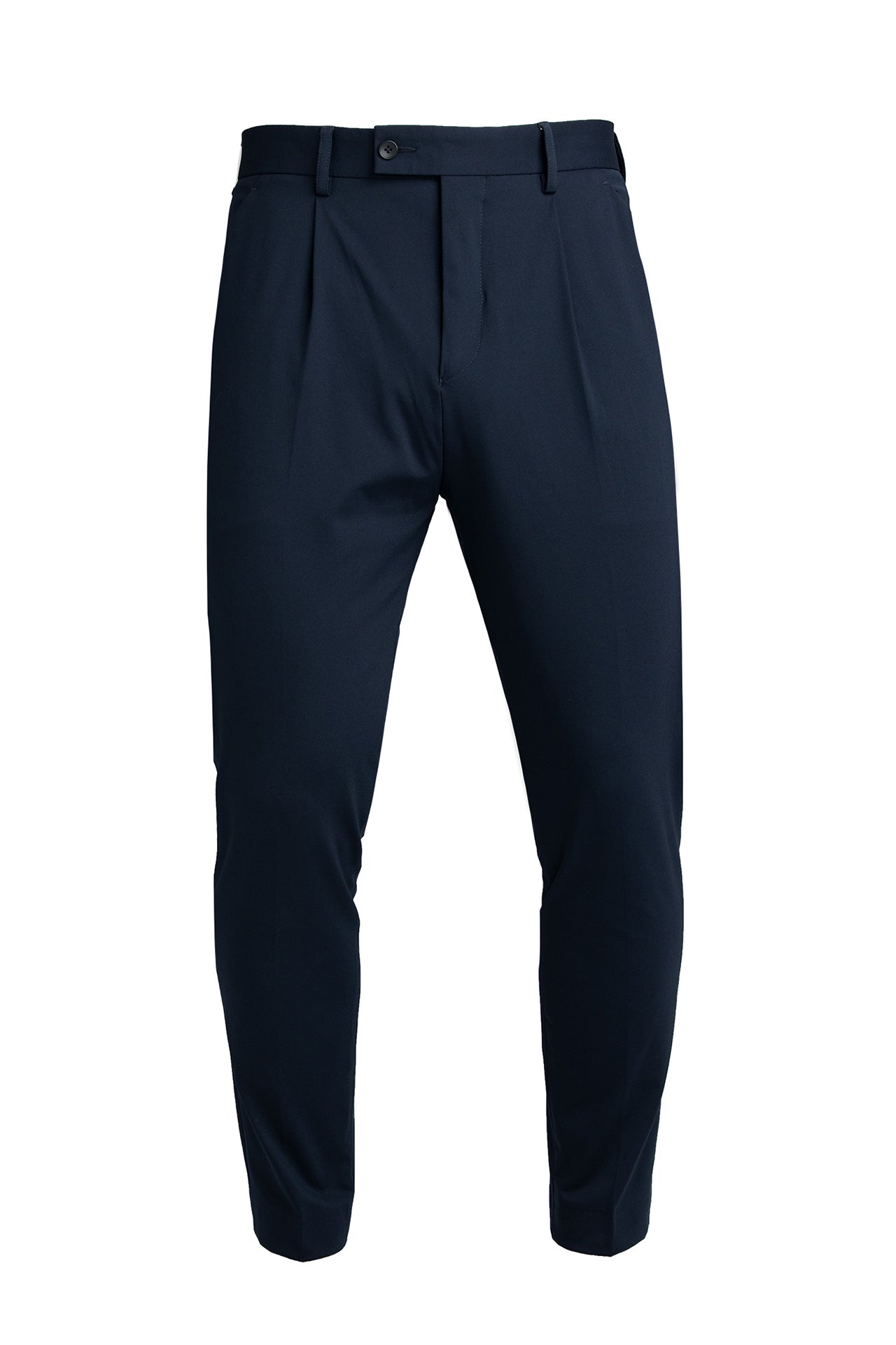 IOS - Schmale & Verkürzte Anzughose "Modern" - Navy