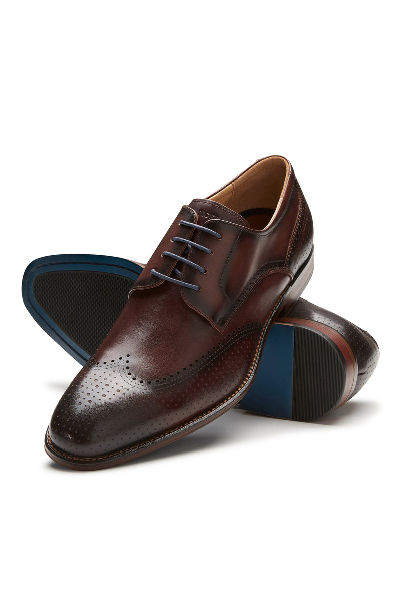 Digel - Lederschuhe mit Lochprägung - Selleng
