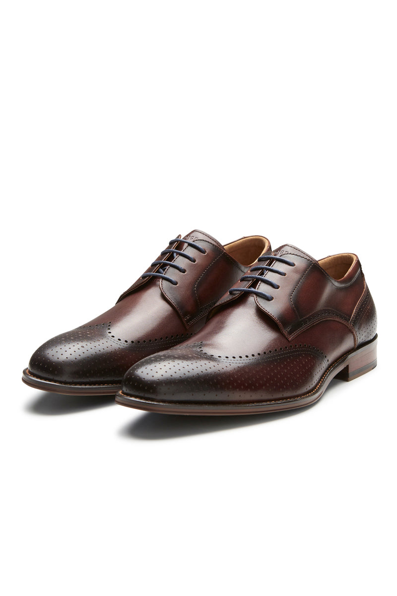 Digel - Lederschuhe mit Lochprägung - Selleng