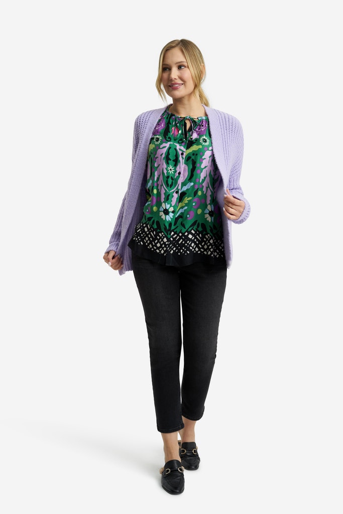 Milano - Bluse mit modischem Print