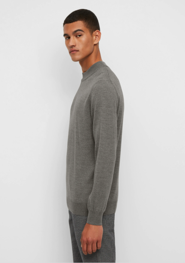 Marc O´Polo - Stehkragen- Pullover aus feiner Merinowolle